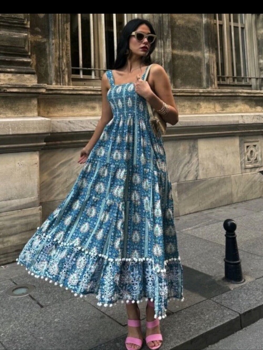 Zara Tiered Maxi Dress